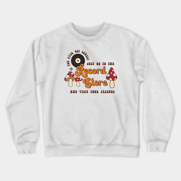 Record Store Crewneck Sweatshirt by Totally Major